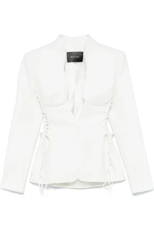 MUGLER Dame, Jakker, Hvit, S