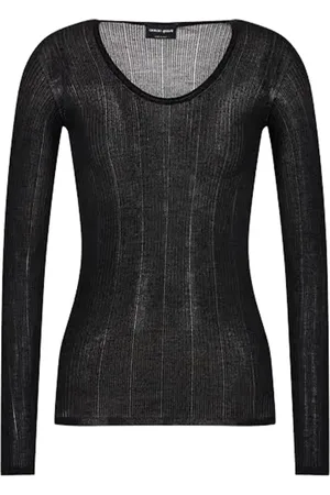 Giorgio Armani Dame, Strikkevarer, Svart, XS