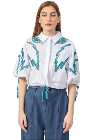 Silvian Heach Dame, Bluser & Skjorter, Hvit, L