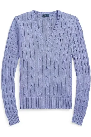Ralph Lauren Dame, Strikkevarer, Blå, S