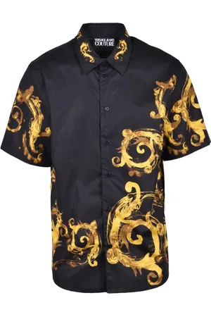 VERSACE Herre, Skjorter, Svart, L