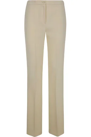 Twin-Set Dame, Bukser, Hvit, XS