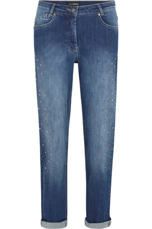 DORIS S Dame, Jeans, Blå, XL