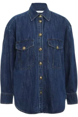 ZIMMERMANN Dame, Bluser & Skjorter, Blå, M