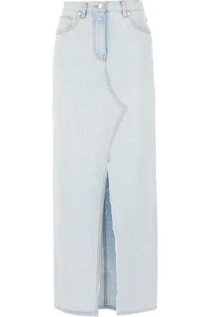 Msgm Dame, Skjørt, Blå, S