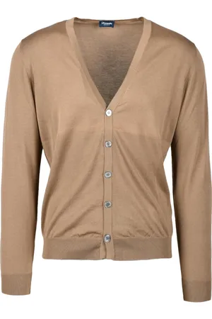 DRUMOHR Herre, Strikkevarer, Brun, 2XL