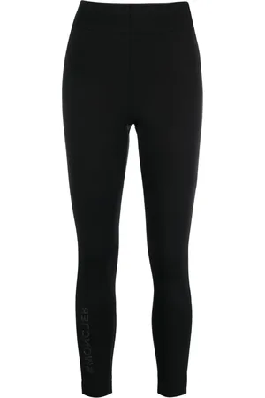 Moncler Dame, Bukser, Svart, S