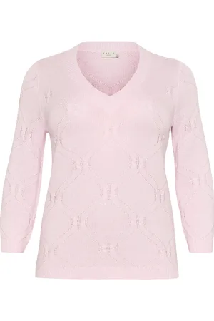 Kaffe Dame, Strikkevarer, Rosa, M