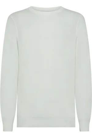 sun68 Herre, Strikkevarer, Hvit, XL