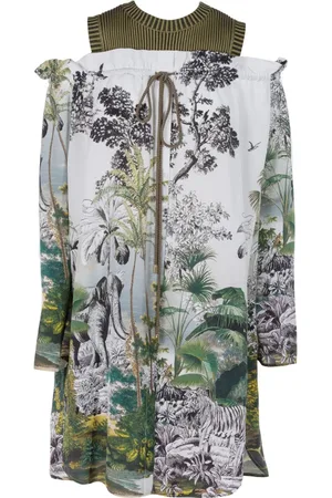 Alberta Ferretti Dame, Kjoler, Flerfarget, M