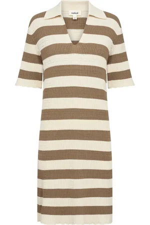 Soaked in Luxury Dame, Kjoler, Brun, L