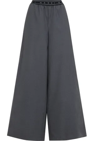 Marni Dame, Bukser, Grå, XS
