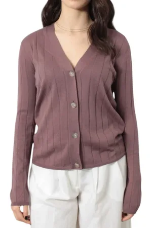 Max Mara Dame, Strikkevarer, Lilla, L