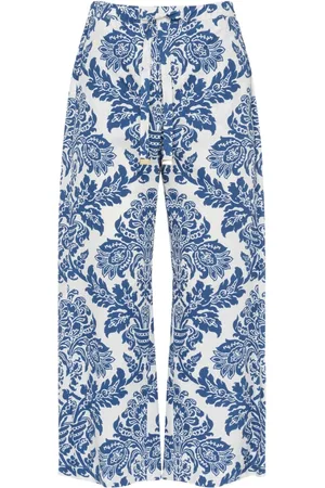 Max Mara Dame, Bukser, Blå, L