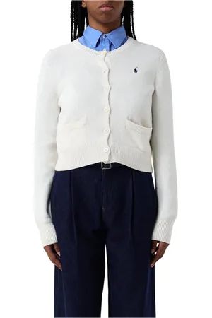 Ralph Lauren Dame, Strikkevarer, Hvit, L