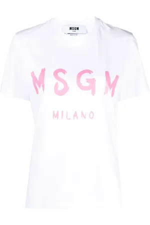 Msgm Dame, Topper, Hvit, M