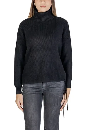 SANDRO FERRONE Dame, Strikkevarer, Svart, M