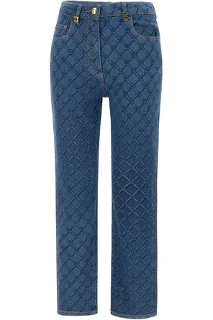 Elisabetta Franchi Dame, Jeans, Blå, W31