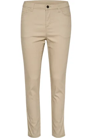 Kaffe Dame, Bukser, Brun, XS