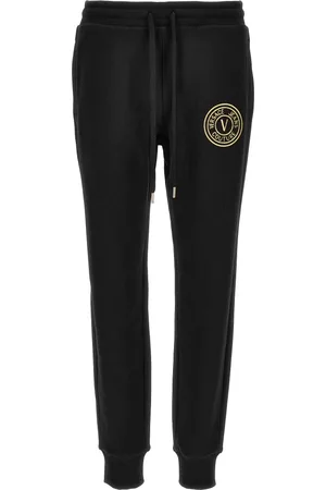 VERSACE Dame, Bukser, Svart, S