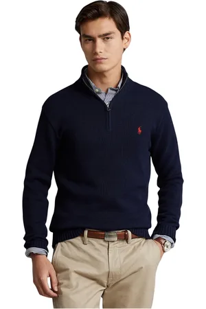 Ralph Lauren Herre, Strikkevarer, Blå, S
