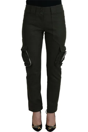 ERMANNO SCERVINO Dame, Bukser, Grønn, S