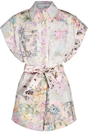 ZIMMERMANN Dame, Jumpsuits & Playsuits, Flerfarget, L