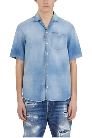 Dsquared2 Herre, Skjorter, Blå, M