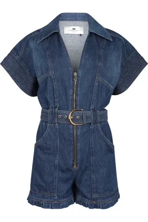 Elisabetta Franchi Dame, Jumpsuits & Playsuits, Blå, S
