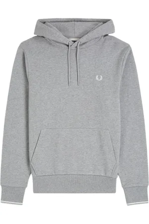 Fred Perry Herre, Gensere & Hettegensere, Grå, S