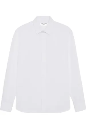 Saint Laurent Herre, Skjorter, Hvit, M