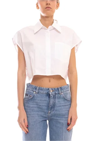Dondup Dame, Bluser & Skjorter, Hvit, XS