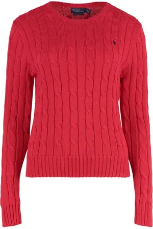 Ralph Lauren Dame, Strikkevarer, Rød, M