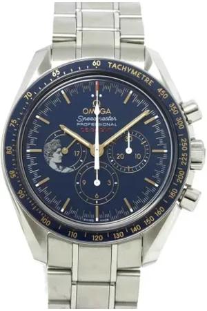 Omega Herre, Pre-owned, Blå, ONE SIZE