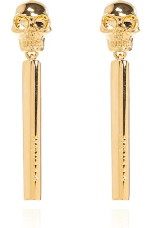 Alexander McQueen Dame, Accessories, Gul, ONE SIZE