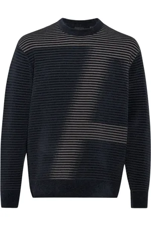 Armani Exchange Herre, Strikkevarer, Blå, XS
