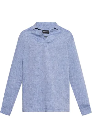 Giorgio Armani Herre, Skjorter, Blå, M