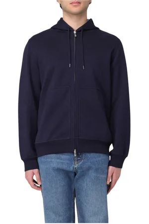 Brunello Cucinelli Herre, Gensere & Hettegensere, Blå, L