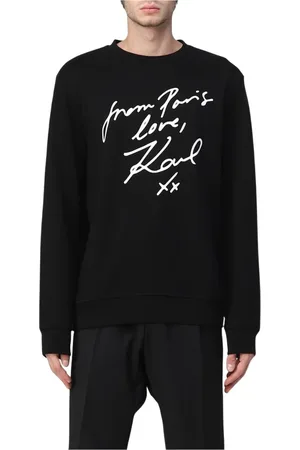 Karl Lagerfeld Herre, Gensere & Hettegensere, Svart, S