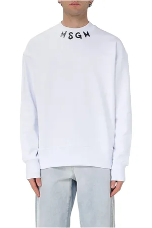 Msgm Herre, Gensere & Hettegensere, Hvit, M