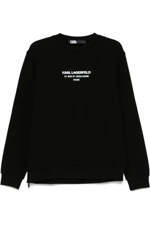 Karl Lagerfeld Herre, Gensere & Hettegensere, Svart, L