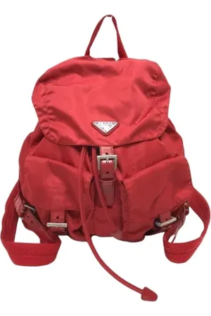 Prada Dame, Pre-owned, Rød, ONE SIZE
