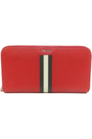Prada Dame, Pre-owned, Rød, ONE SIZE