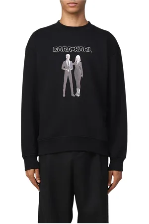 Karl Lagerfeld Herre, Gensere & Hettegensere, Svart, XL