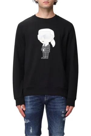 Karl Lagerfeld Herre, Gensere & Hettegensere, Svart, S