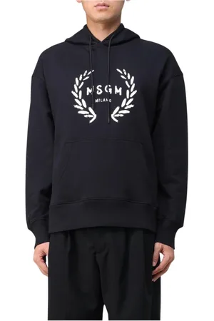 Msgm Herre, Gensere & Hettegensere, Svart, XL