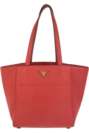 Prada Dame, Pre-owned, Rød, ONE SIZE