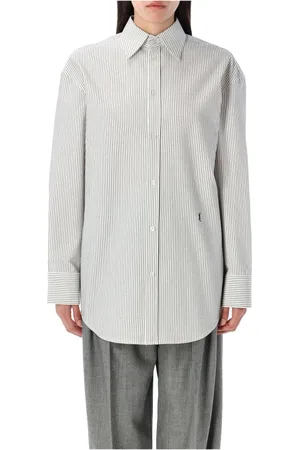Saint Laurent Dame, Bluser & Skjorter, Hvit, 2XS