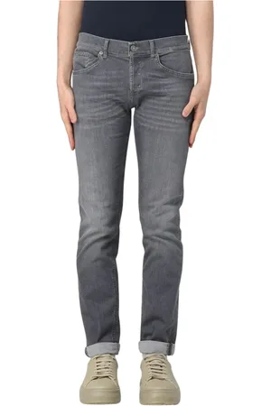 Dondup Herre, Jeans, Grå, W31