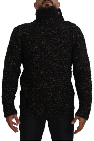 Dolce & Gabbana Herre, Strikkevarer, Brun, S